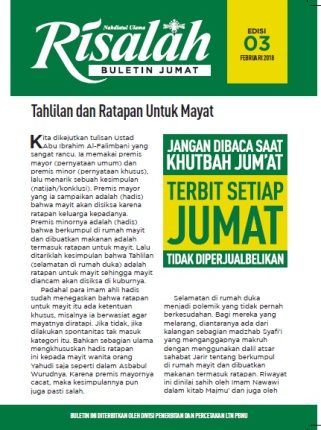 Buletin Jum'at Risalah NU Edisi 03