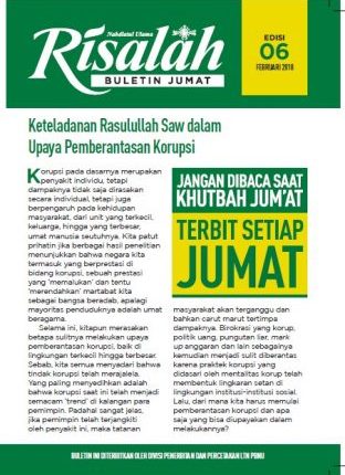 Buletin Jum'at Risalah NU Edisi 06