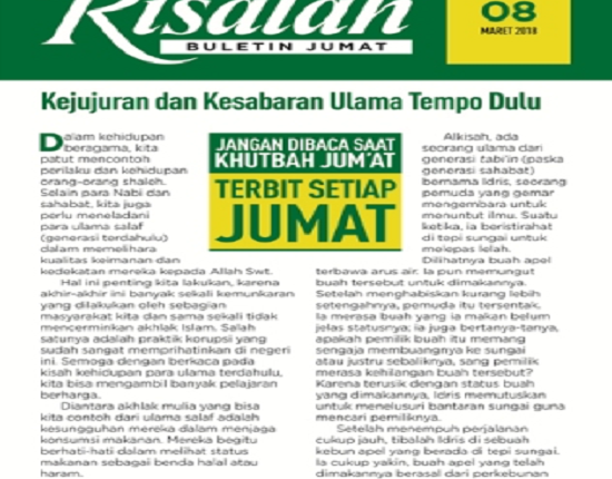 Khutbah Singkat Tentang Kejujuran
